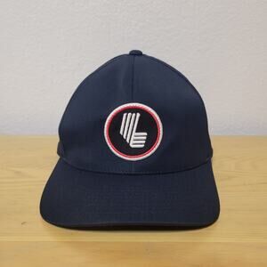 NWOT 2025 LIV GOLF Adjustable FlexFit 110 Navy Blue Hat BRYSON Needs Be Reshaped